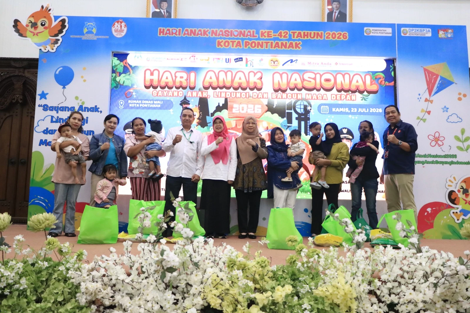 Pemkot Pontianak Tegaskan Komitmen Wujudkan Kota Ramah Anak pada Puncak HAN 2026
